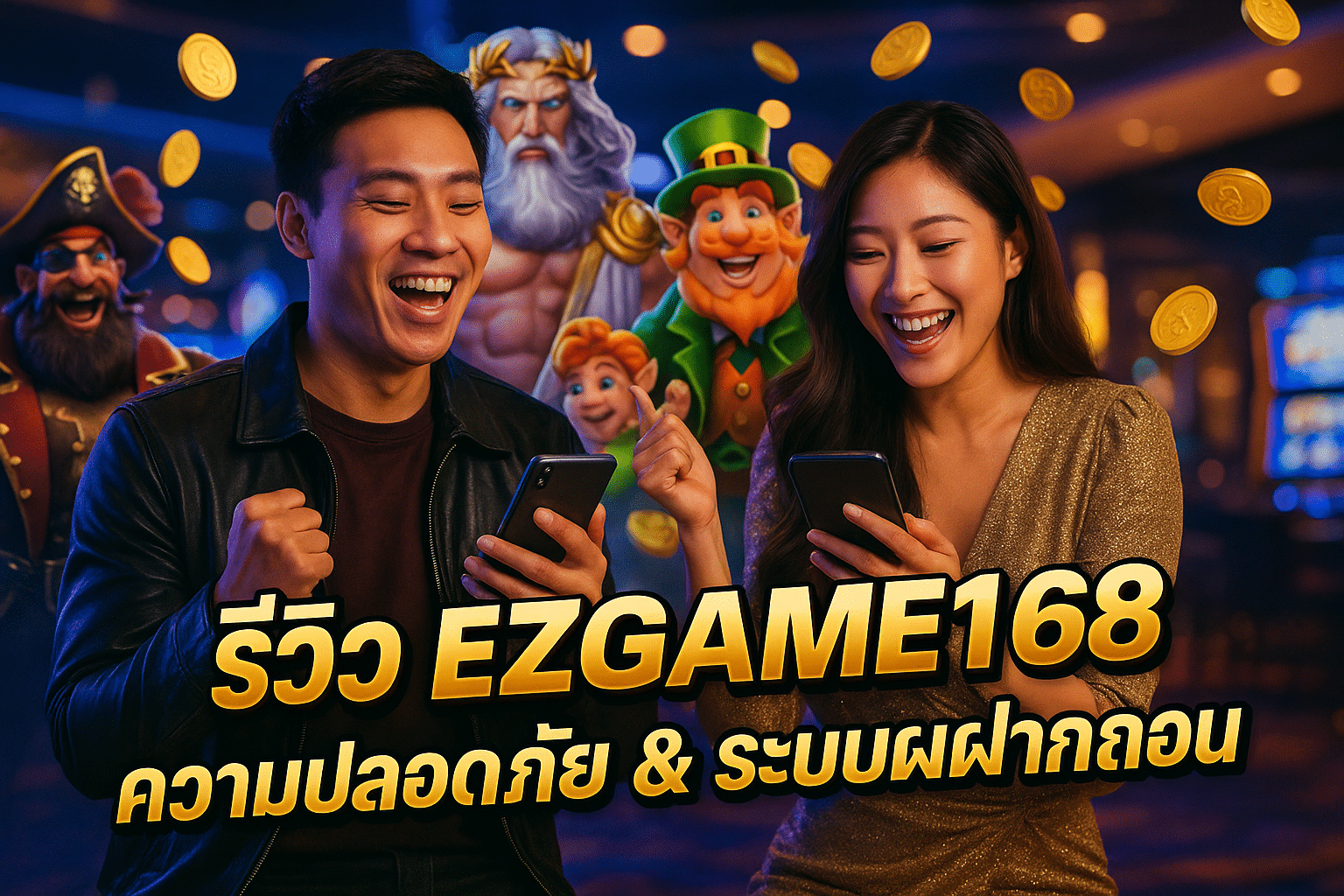 รีวิว EZGAME168 ความปลอดภัย & ระบบฝากถอน