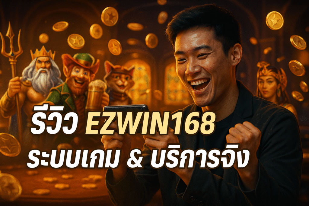 รีวิว EZWIN168 ระบบเกม & บริการจริง