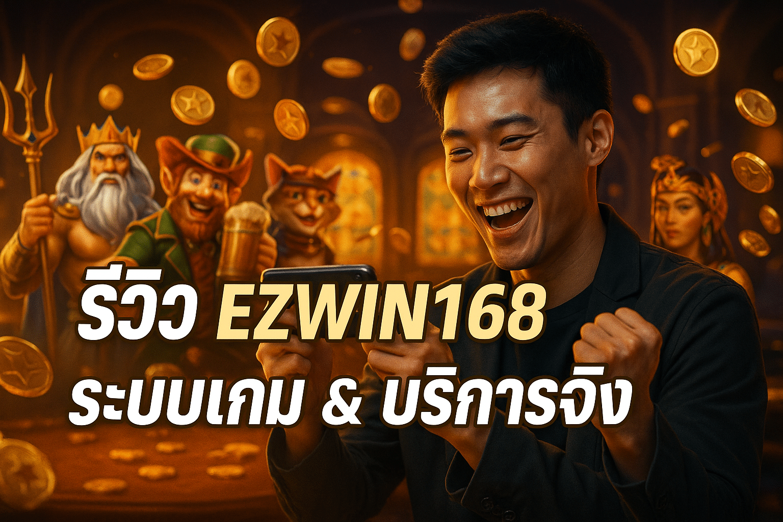 รีวิว EZWIN168 ระบบเกม & บริการจริง