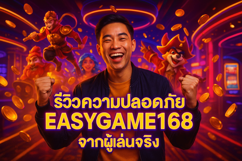 รีวิวความปลอดภัย EASYGAME168 จากผู้เล่นจริง
