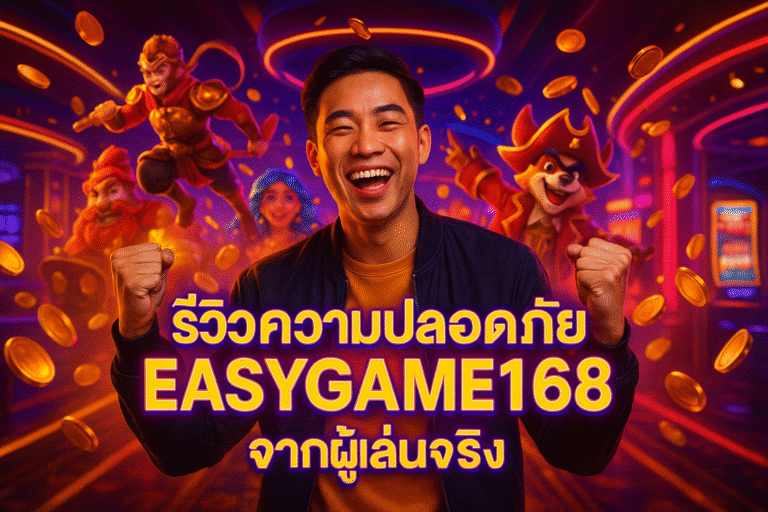 รีวิวความปลอดภัย EASYGAME168 จากผู้เล่นจริง