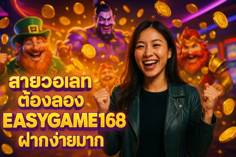 สายวอเลทต้องลอง EASYGAME168 ฝากง่ายมาก